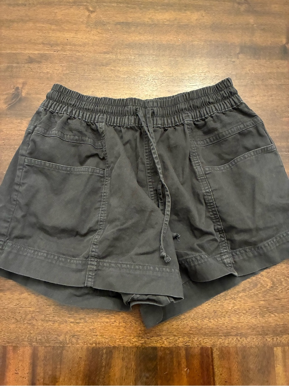 Aerie Pull-On Woven Short Small Gray Soft Shorts
